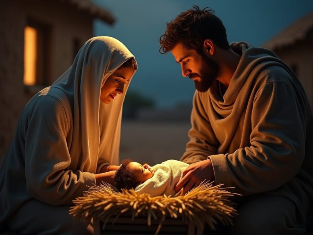 Maria, Josef och Jesusbarnet